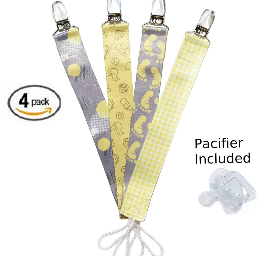 Pacifier clips
